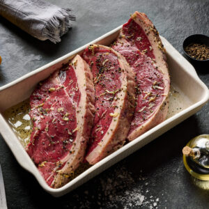 Rump Steak In Olive Oil